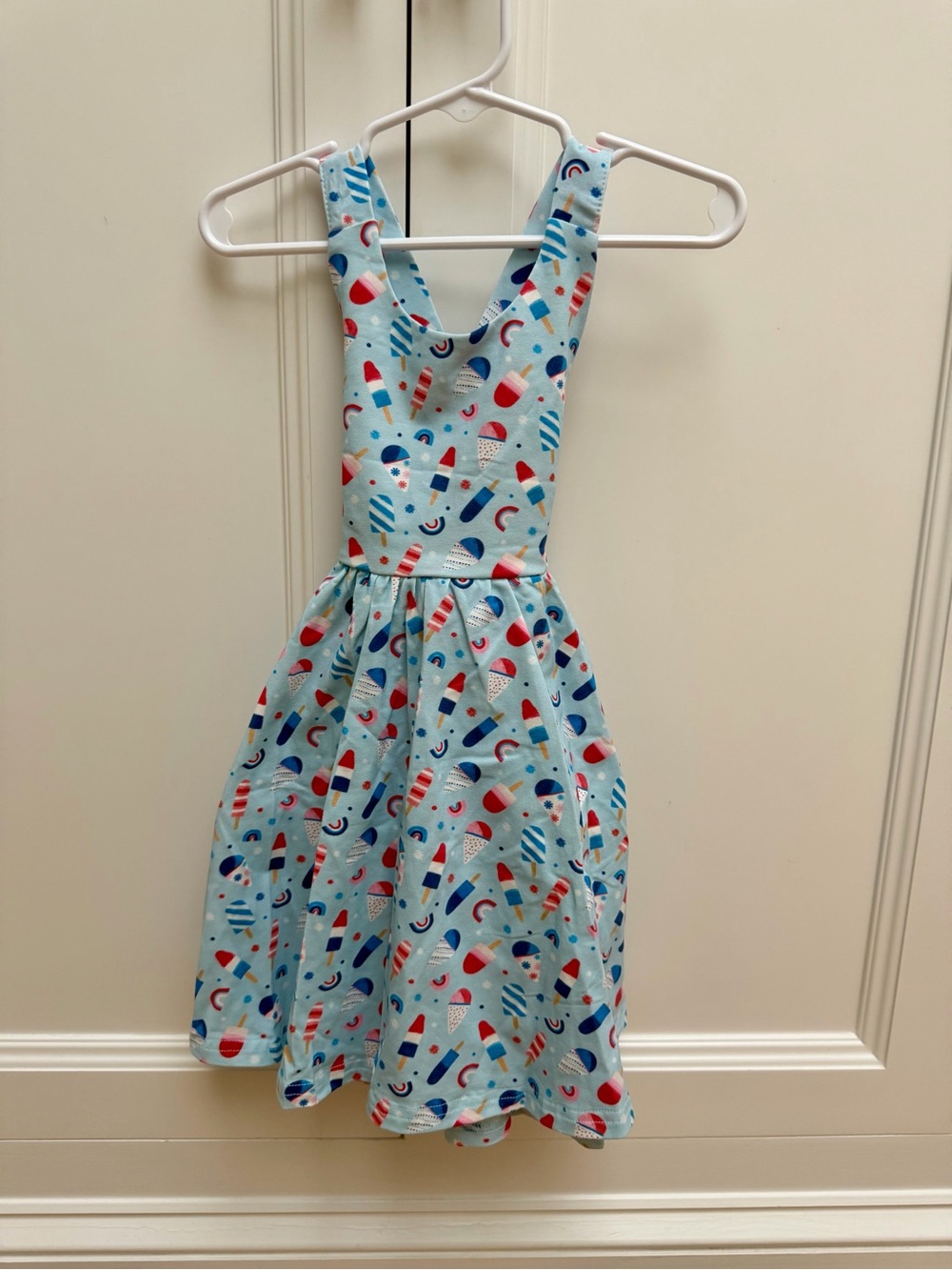 NWT Ollie Jay Sofia Sweet Freedom Popsicle Crossback Twirl Dress Size 2
